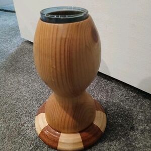 Wooden Handmade Tea Light Holder